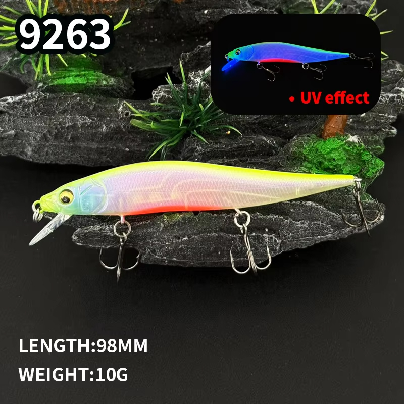 Fishing Equipment In Japanese - 98mm 10g Jerkbait Minnow Schwimmender Kunstköder