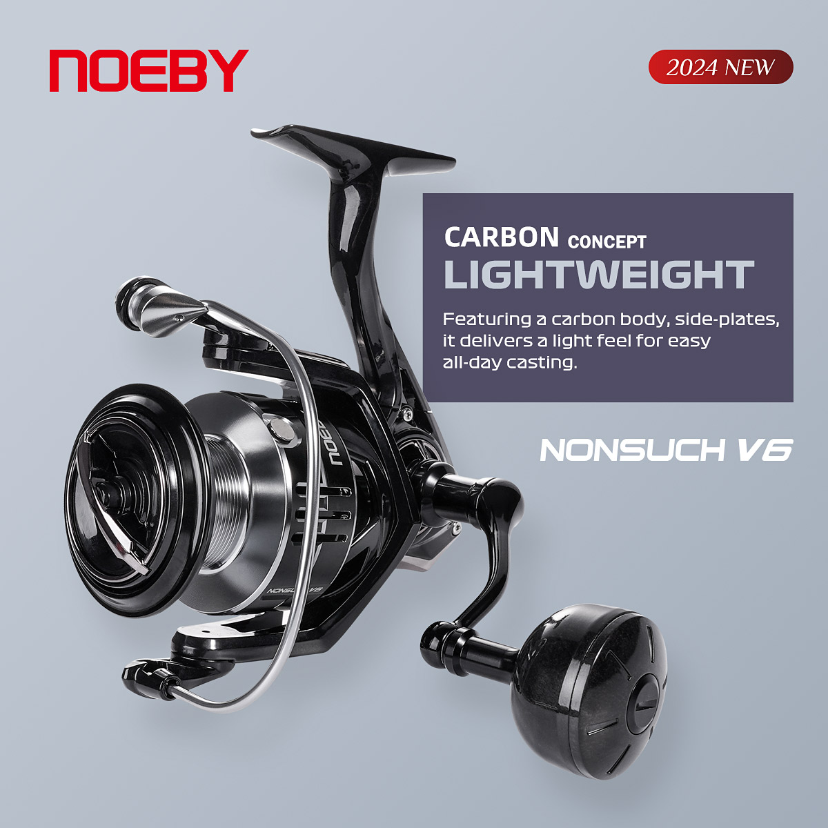 Fishing Equipment Brands - Noeby Carbon Spinning Angelrolle 2500 3000