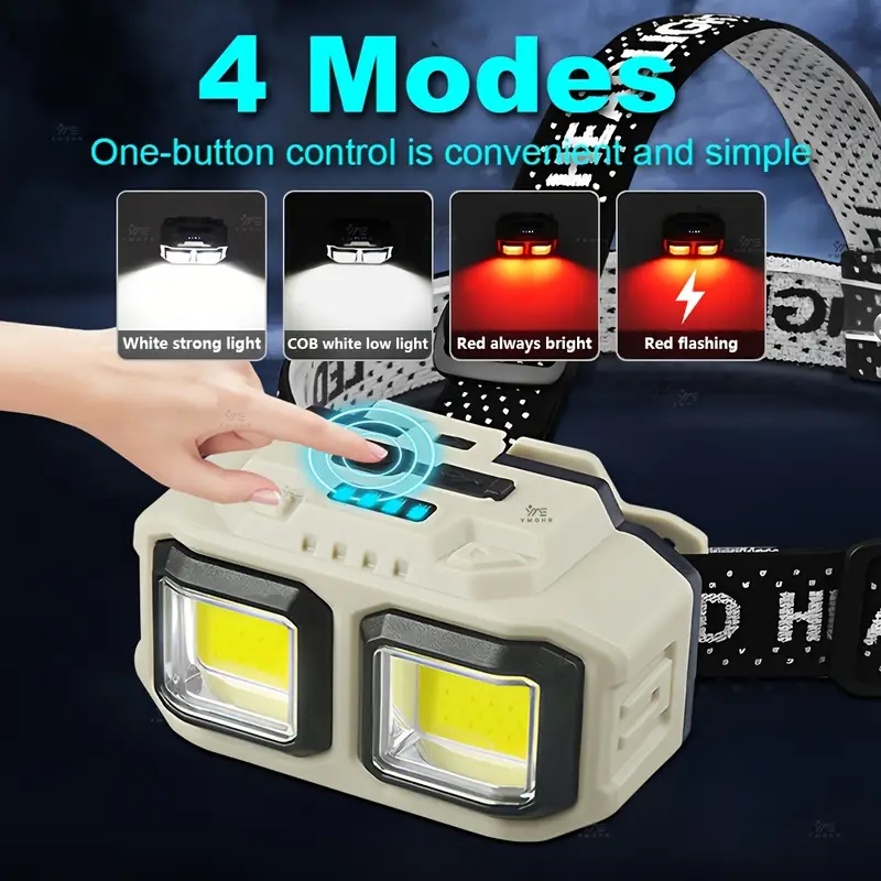 COB LED Scheinwerfer Wiederauf – Fishing Headlamp Bewertung und Preis