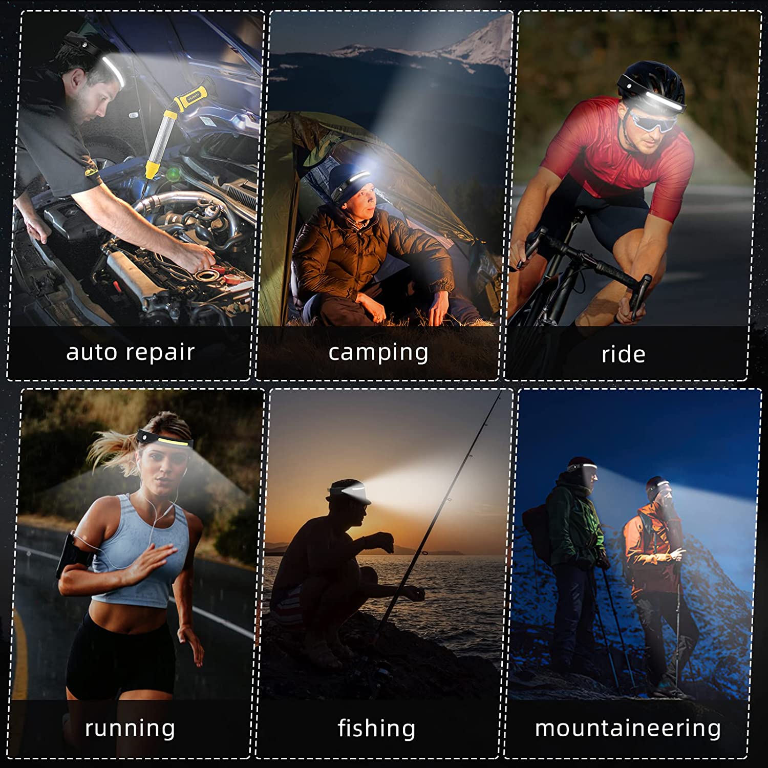 Sensor-Stirnlampe, LED-Stirnla – Fishing Headlamp Bewertung und Preis
