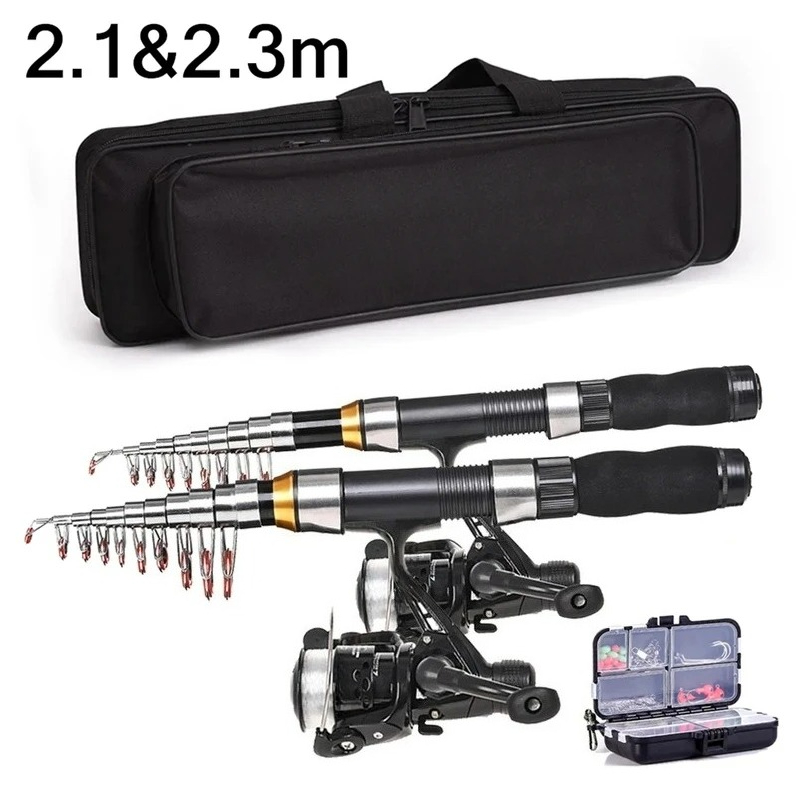BRAVMAK 2,1/ 2,3 mTeleskop Ang – Fishing Equipment Bag Bewertung und Preis